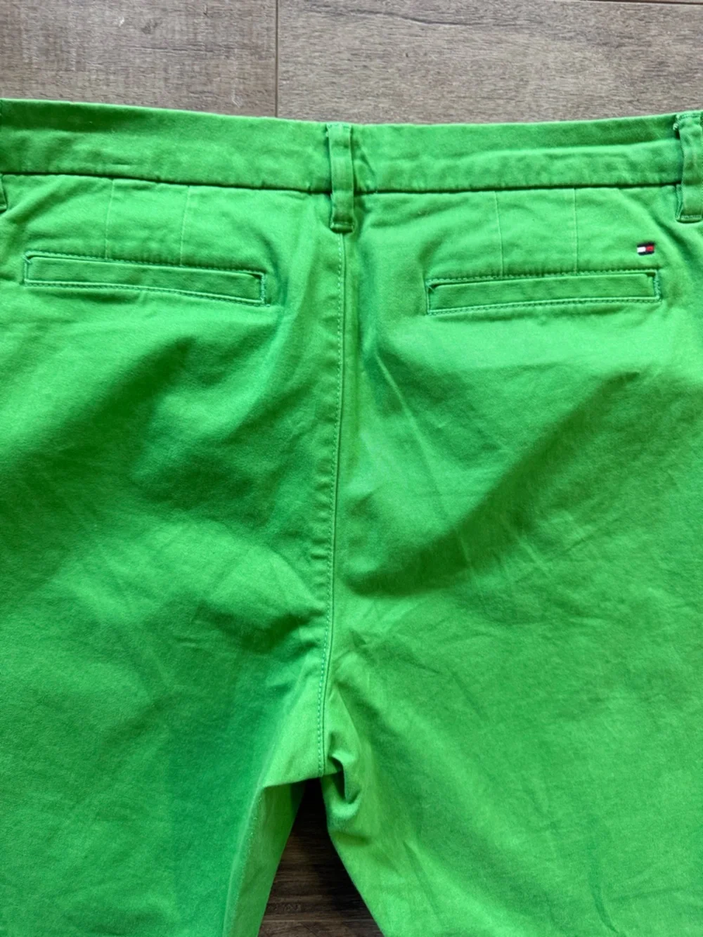 Tommy Hilfiger Green Cropped Chino Pants Women’s Size 8 - Picture 4 of 8